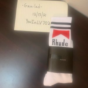 Rhude Marlboro Socks Brand New